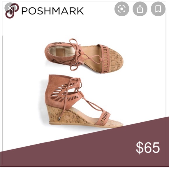 NEW DOLCE VITA COGNAC WEDGE - Picture 2 of 8